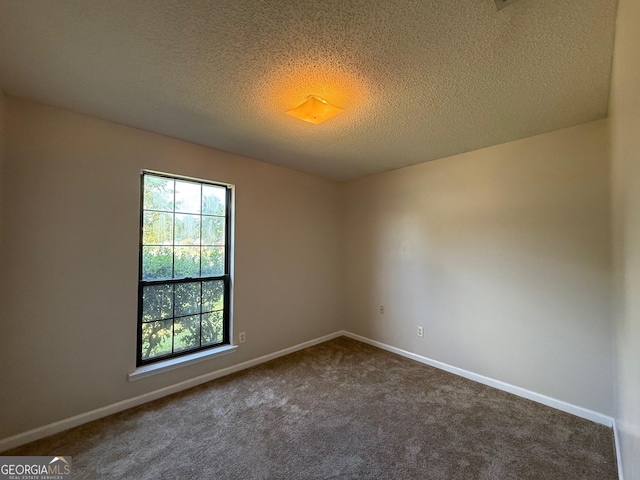 1397 Coalition Cir, Hinesville, GA 31313 - spare room featuring carpet flooring, a textured ceiling, and baseboards