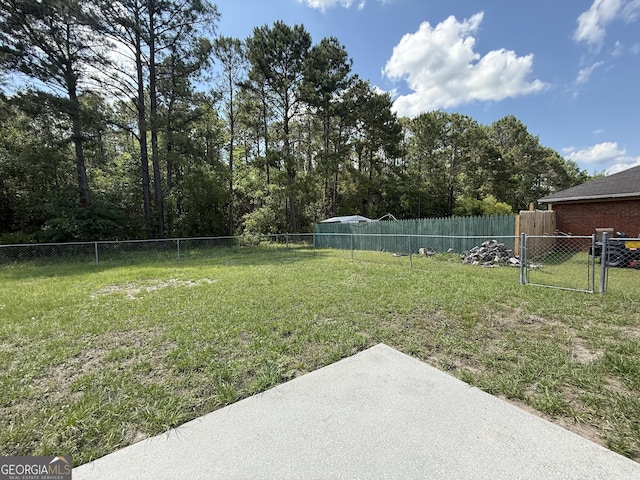 1397 Coalition Cir, Hinesville, GA 31313 - view of yard with a gate