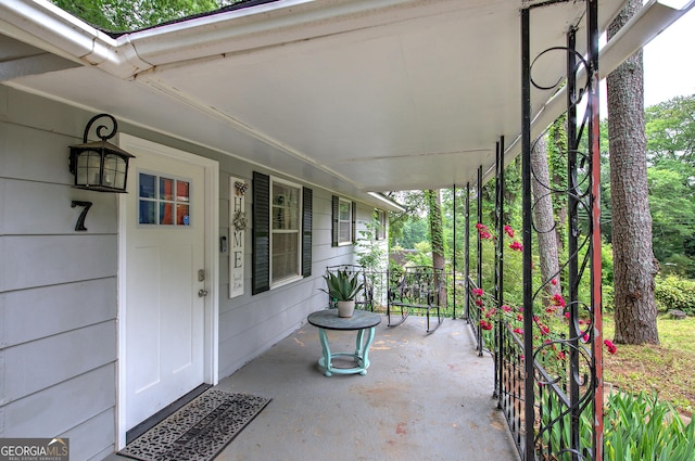 7 Valley View Dr, Cartersville, GA 30120 - view of covered porch