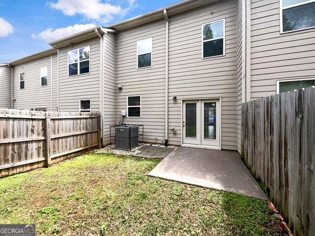 4922 Longview Walk, Decatur, GA 30035 - rear view of house with a patio area and a fenced backyard