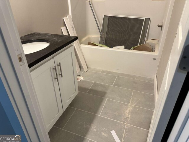 113 Sidetrack Cir, Comer, GA 30629 - full bath featuring vanity and tile patterned floors