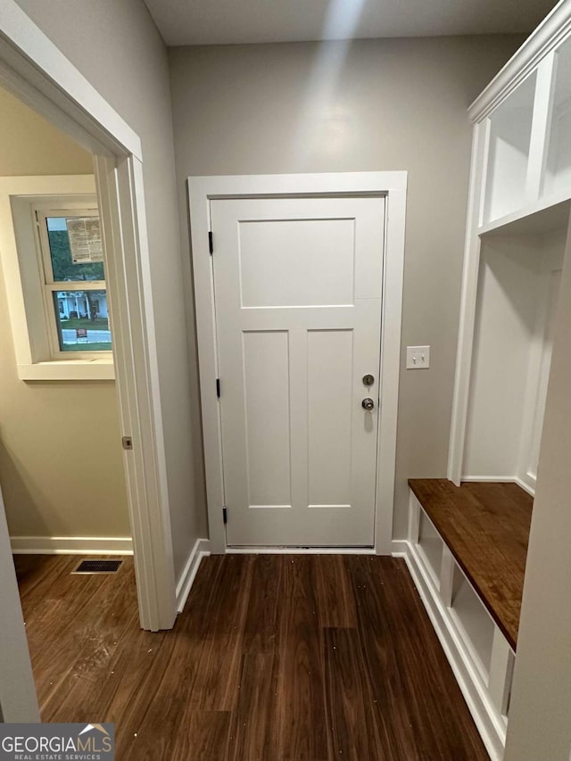 113 Sidetrack Cir, Comer, GA 30629 - mudroom featuring wood finished floors and baseboards