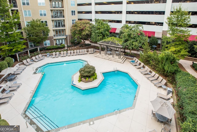 community pool featuring a patio