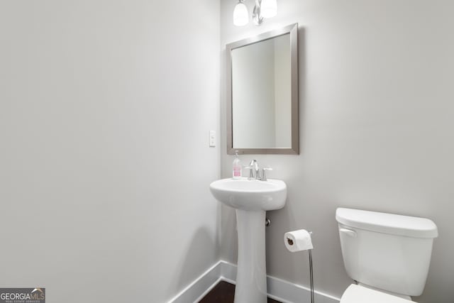 1405 Attwater Dr, Atlanta, GA 30316 - bathroom with toilet and baseboards