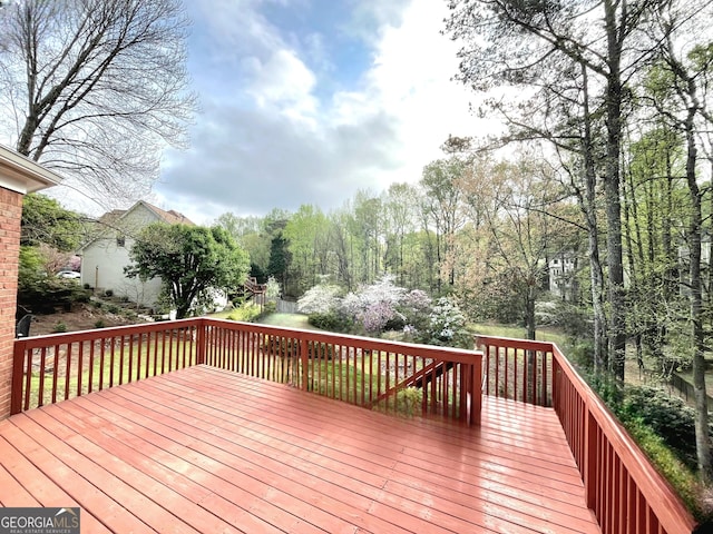 view of deck