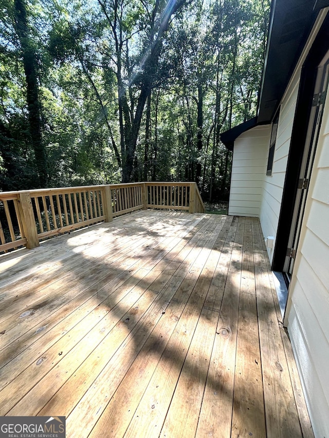 4516 Bon Ayer Cir, Macon, GA 31204 - view of wooden deck