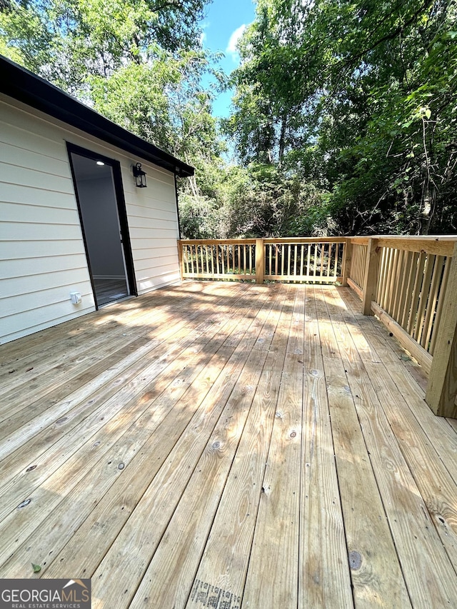 4516 Bon Ayer Cir, Macon, GA 31204 - view of wooden deck