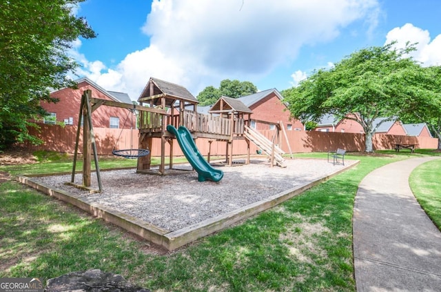 view of community playground