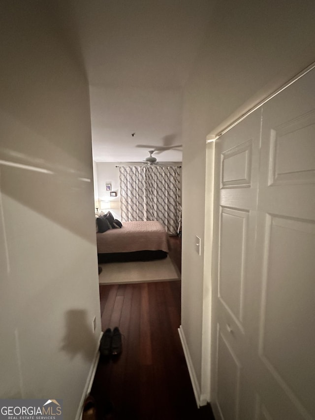 200 Renaissance Pkwy Unit 305, Atlanta, GA 30308 - bedroom featuring wood finished floors and baseboards