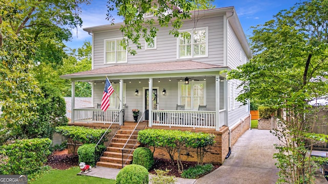 66 Mobile Ave NE, Atlanta, GA 30305 - view of front of house featuring a porch and stairway