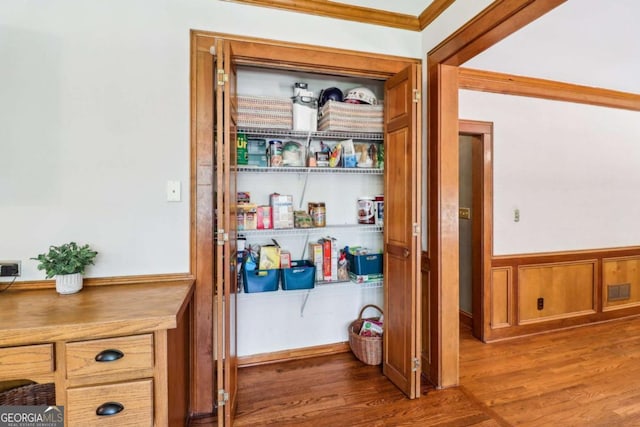 view of pantry