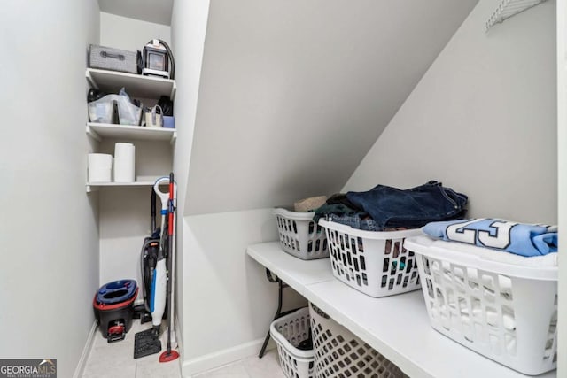 view of storage room