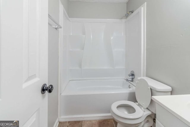 5509 Covent Way, Lithonia, GA 30058 - full bathroom with vanity, bathtub / shower combination, and tile patterned floors