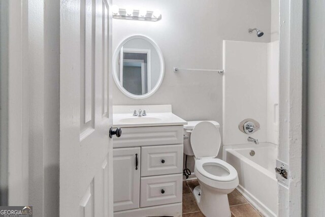 5509 Covent Way, Lithonia, GA 30058 - bathroom with vanity, tile patterned flooring, and tub / shower combination