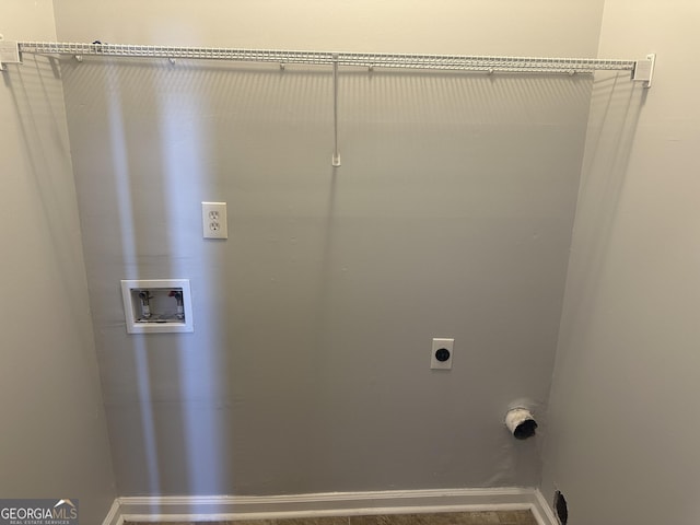 4790 Brandon Acres Ln, Buford, GA 30519 - laundry room featuring electric dryer hookup and hookup for a washing machine