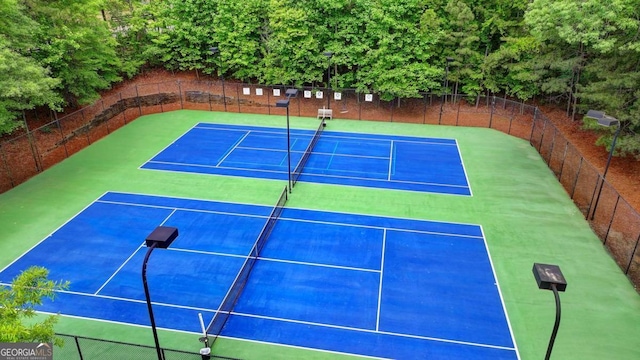 1095 S Bethany Creek Dr, Alpharetta, GA 30004 - view of tennis court featuring fence