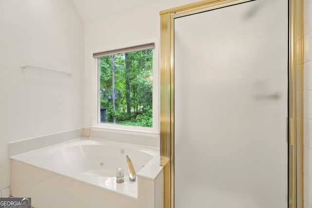 1256 Spring Park Dr SW, Atlanta, GA 30311 - full bathroom with a stall shower and a whirlpool tub