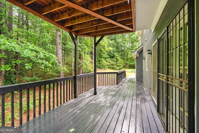 1256 Spring Park Dr SW, Atlanta, GA 30311 - view of wooden terrace