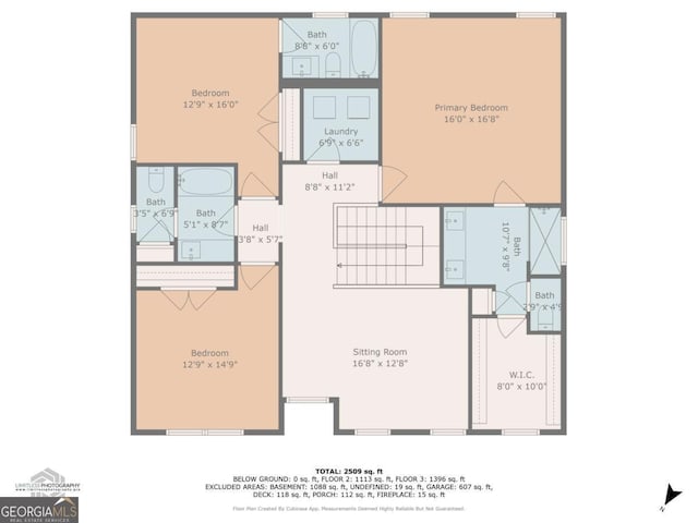 17 Ridgeline Way NW, Cartersville, GA 30121 - view of room layout