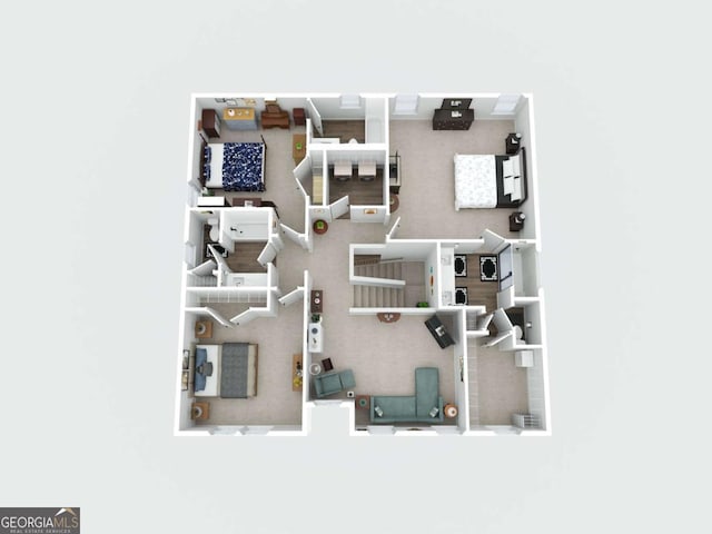 17 Ridgeline Way NW, Cartersville, GA 30121 - view of room layout