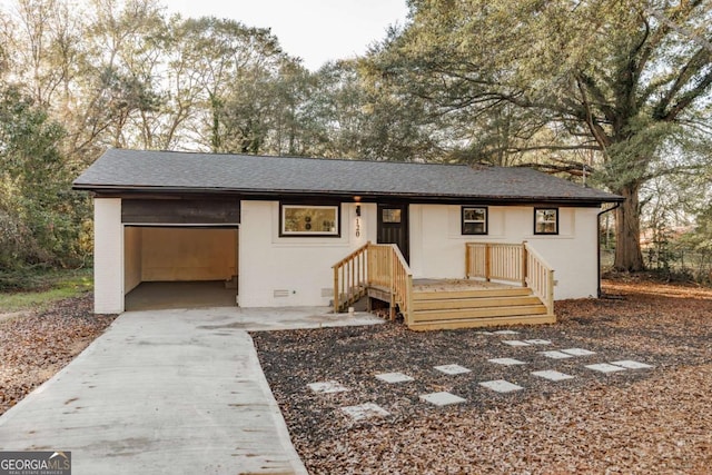 120 Cone Dr, Athens, GA 30601 - ranch-style home with driveway and a shingled roof
