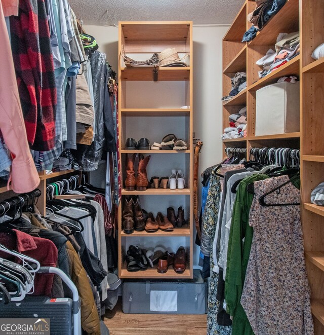 375 Luther Bailey Rd, Senoia, GA 30276 - spacious closet featuring wood finished floors