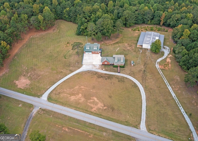 375 Luther Bailey Rd, Senoia, GA 30276 - view of property location with a heavily wooded area