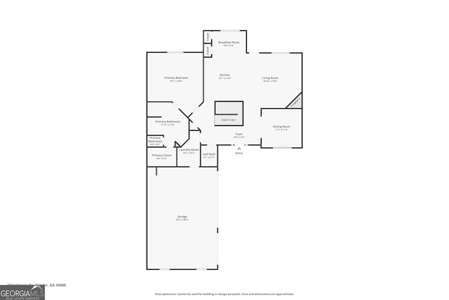 924 Vinings Dr, Winder, GA 30680 - home floor plan
