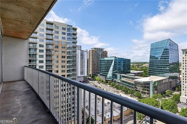 950 W Peachtree St NW Unit 1613, Atlanta, GA 30309 - balcony with a city view