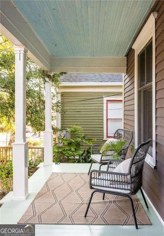 629 Hansell St SE, Atlanta, GA 30312 - view of patio / terrace with covered porch