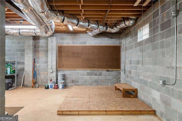 629 Hansell St SE, Atlanta, GA 30312 - view of unfinished basement