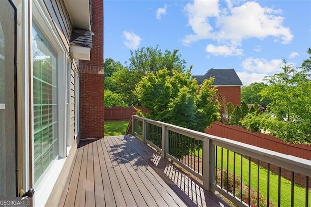 view of deck