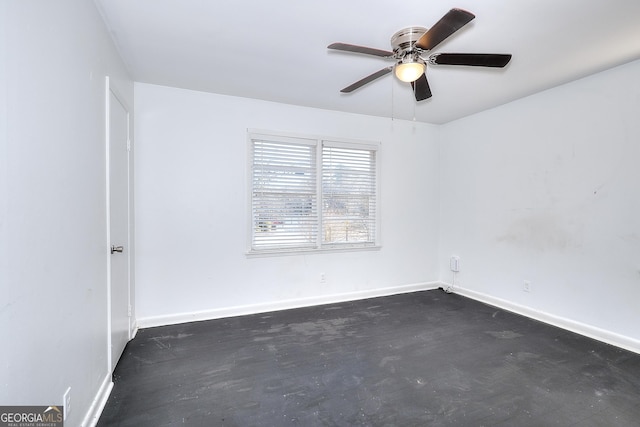 707 E Spring St, Monroe, GA 30655 - unfurnished room featuring ceiling fan and baseboards
