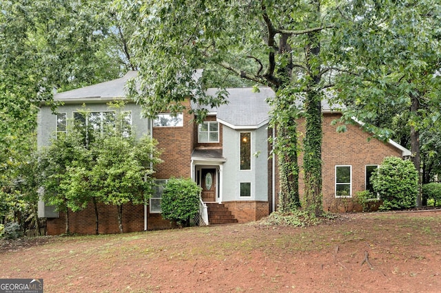 175 River Run, Roswell, GA 30075 - view of front facade with brick siding