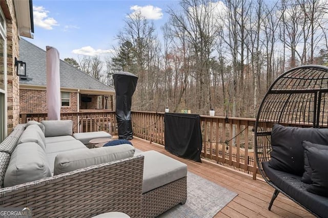 1525 Camden Cove Dr, Cumming, GA 30040 - deck with an outdoor hangout area