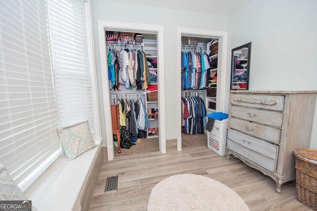 view of closet