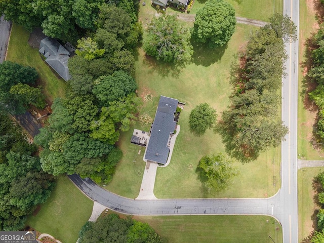 aerial view of property's location