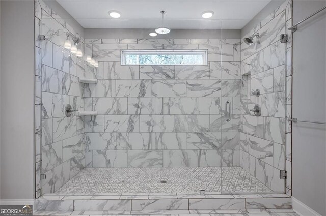541 Glen Abbey Cir, Mableton, GA 30126 - full bath with a stall shower and baseboards