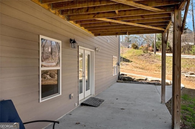 541 Glen Abbey Cir, Mableton, GA 30126 - view of patio featuring french doors