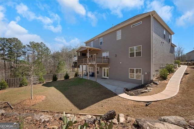 541 Glen Abbey Cir, Mableton, GA 30126 - back of house with a patio area and a deck