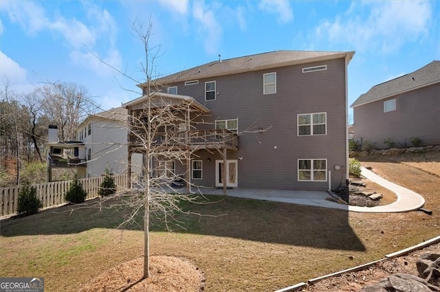 541 Glen Abbey Cir, Mableton, GA 30126 - rear view of property featuring a patio area and a deck