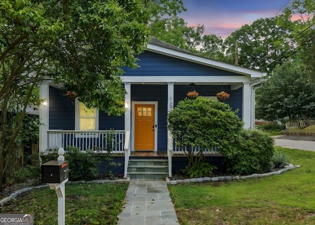 1211 Mortimer Pl SE, Atlanta, GA 30317 - shotgun-style home with covered porch