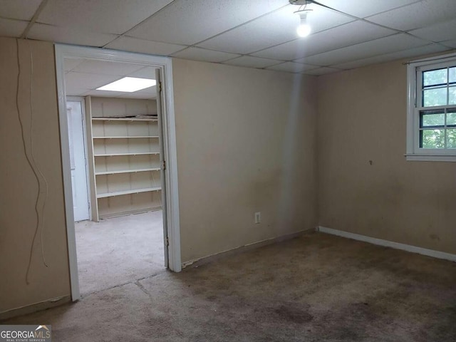 3026 Hidden Forest Dr, Snellville, GA 30078 - carpeted spare room featuring a drop ceiling