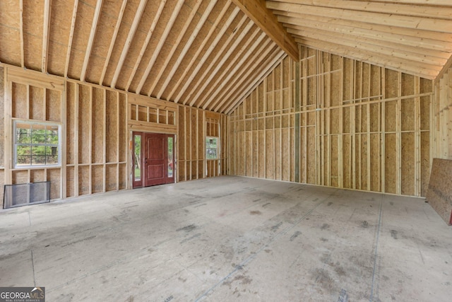 2003 Greeson Rd, Dacula, GA 30019 - miscellaneous room with high vaulted ceiling