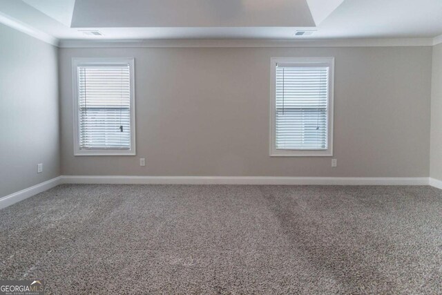 4183 May Apple Ln, Atlanta, GA 30349 - unfurnished room featuring carpet flooring, baseboards, and crown molding