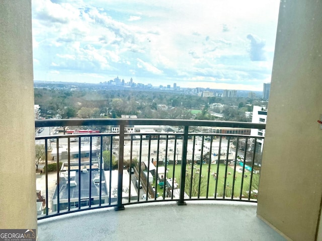325 E Paces Ferry Rd NE Unit 1606, Atlanta, GA 30305 - balcony featuring a view of city