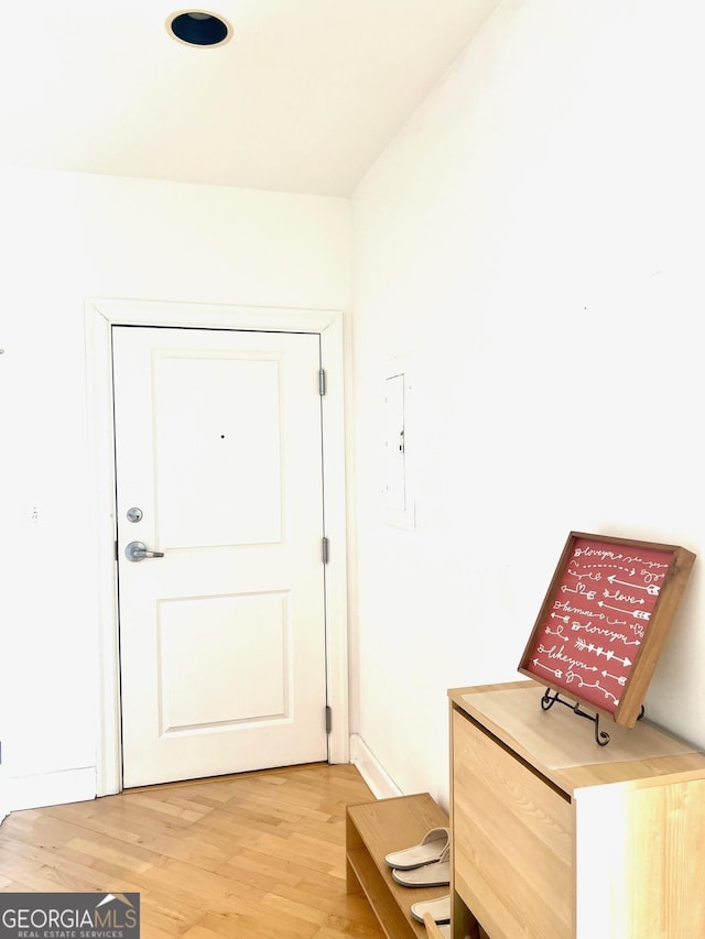 325 E Paces Ferry Rd NE Unit 1606, Atlanta, GA 30305 - doorway to outside featuring light wood-style floors