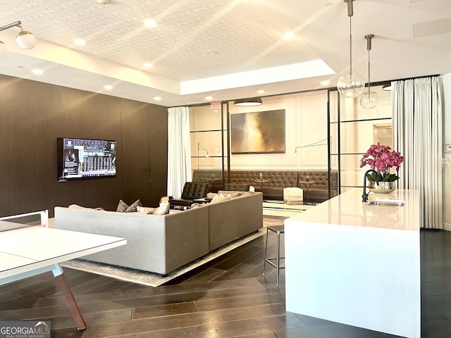 325 E Paces Ferry Rd NE Unit 1606, Atlanta, GA 30305 - common area featuring a sink and recessed lighting