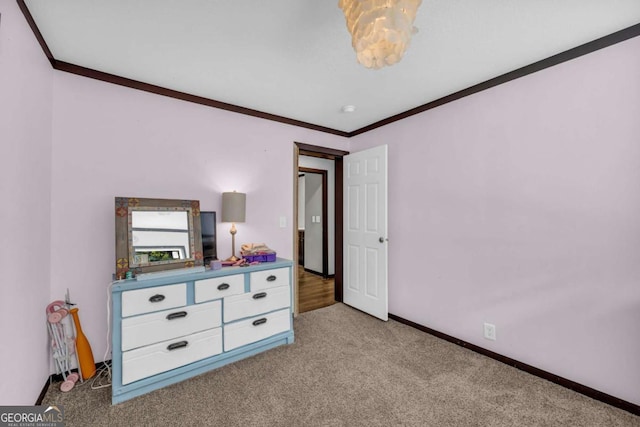315 April Trce, Dawsonville, GA 30534 - bedroom with ornamental molding, carpet floors, and baseboards