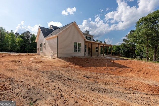 view of rear view of house